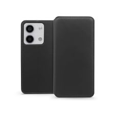 Haffner Dual Pocket Flip bőrtok - Xiaomi Redmi Note 13 5G - fekete tok és táska