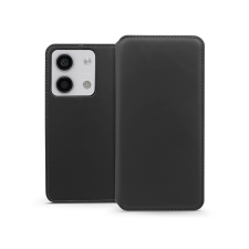 Haffner Dual Pocket Flip bőrtok - Xiaomi Redmi Note 13 5G - fekete (HF277627) tok és táska