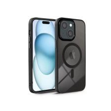 Haffner Edge Mag Cover Apple iPhone 15 Plus szilikon tok fekete-átlátszó (PT-6835) tok és táska