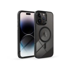 Haffner Edge Mag Cover szilikon tok - Apple iPhone 16 Pro - fekete/átlátszó tok és táska