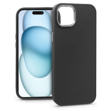 Haffner Frame szilikon hátlap iPhone 15 Plus fekete tok és táska