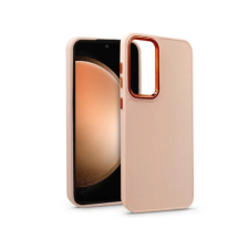 Haffner Frame szilikon hátlap Samsung Galaxy S23 FE rózsaszín tok és táska
