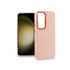 Haffner Frame szilikon hátlap Samsung Galaxy S24 rózsaszín tok és táska
