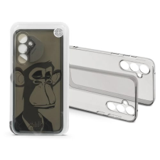 Haffner Gray Monkey szilikon hátlap Samsung Galaxy A54 5G szürke átlátszó tok és táska