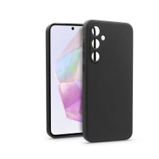 Haffner HF271519 Samsung Galaxy A35 5G Matt fekete szilikon hátlap tok és táska