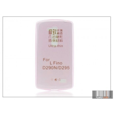 Haffner LG D290N L Fino szilikon hátlap - Ultra Slim 0,3 mm - pink tok és táska