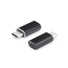 Haffner Lightning - USB Type-C adapter - fekete kábel és adapter