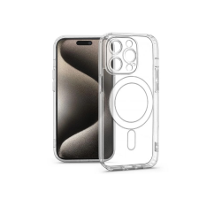 Haffner Mag Cover kameravédős hátlap iPhone 15 Pro Max átlátszó tok és táska