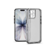 Haffner Matrix Clear kameravédős szilikon tok iPhone 17 átlátszó