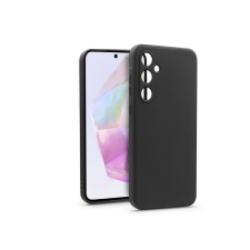 Haffner Matt Samsung Galaxy A35 5G Tok - Fekete tok és táska