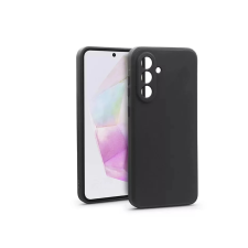 Haffner Matt szilikon hátlap Samsung Galaxy A36 5G fekete tok és táska