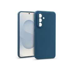 Haffner Matt szilikon hátlap Samsung Galaxy S25 kék tok és táska