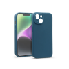 Haffner Matt szilikon tok - Apple iPhone 14 - kék