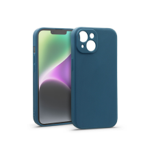Haffner Matt szilikon tok - Apple iPhone 14 - kék tok és táska