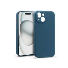 Haffner Matt szilikon tok - Apple iPhone 15 - kék tok és táska