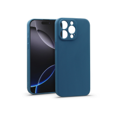 Haffner Matt szilikon tok - Apple iPhone 16 Pro - kék tok és táska