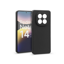 Haffner Matt szilikon tok - Xiaomi Redmi Note 14 Pro Plus 5G - fekete (HF366154) tok és táska