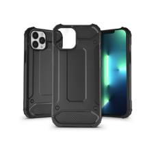 Haffner pt-6317 iphone 13 pro max ütésálló fekete műanyag hátlap tok és táska