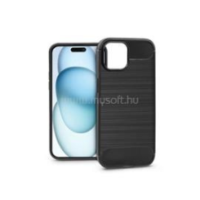 Haffner PT-6857 Apple iPhone 15 Carbon fekete szilikon hátlap (PT-6857) tok és táska