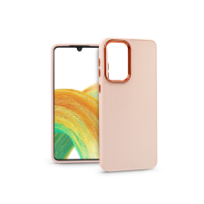 Haffner Samsung A336B Galaxy A33 5G szilikon hátlap - Frame - rózsaszín tok és táska