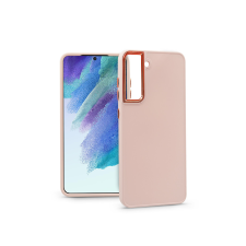 Haffner Samsung G990B Galaxy S21 FE 5G szilikon hátlap - Frame - pink tok és táska