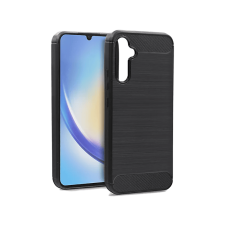Haffner Samsung Galaxy A34 5G Carbon szilikon tok, fekete (PT-6529) tok és táska
