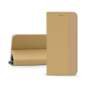 Haffner Samsung Galaxy A35 5G oldalra nyíló tok, arany (HF268397)
