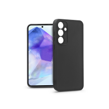 Haffner Samsung Galaxy A55 szilikon hátlap - Soft - fekete tok és táska