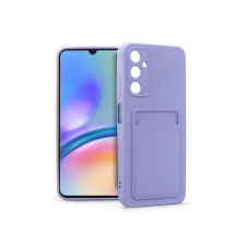 Haffner Samsung SM-A057F Galaxy A05s szilikon hátlap kártyatartóval - Card Case - lila tok és táska