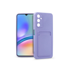 Haffner Samsung SM-A057F Galaxy A05s szilikon hátlap kártyatartóval - Card Case - lila tok és táska