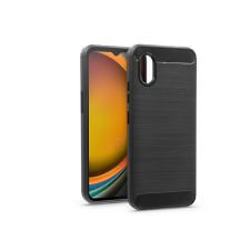 Haffner Samsung SM-G556B Galaxy Xcover 7 szilikon hátlap - Carbon - fekete tok és táska