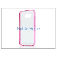 Haffner Samsung SM-G920 Galaxy S6 szilikon hátlap - Slim HC 0,3 mm - pink tok és táska