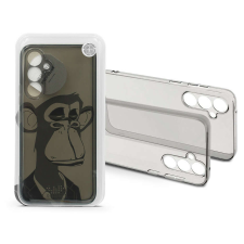 Haffner Samsung SM-S711 Galaxy S23 FE szilikon hátlap - Gray Monkey - átlátszó tok és táska