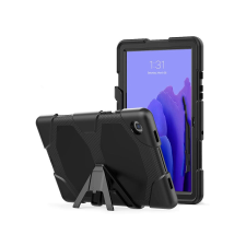 Haffner Samsung T500/T505 Galaxy Tab A7 10.4 ütésálló védőtok 360 fokos védelemmel, kijelzővédő üveggel - Survive - fekete (ECO csomagolás) tok és táska