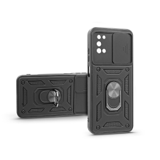 Haffner Slide Armor Samsung Galaxy A02s/A03s Tok - Fekete tok és táska