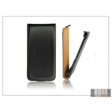 Haffner Slim Flip bőrtok - Samsung i8260 Galaxy Core - fekete tok és táska