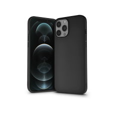 Haffner Soft Premium Apple iPhone 12 Pro Max Szilikon Hátlap - Fekete tok és táska