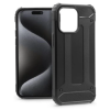 Haffner Ütésálló Armor hátlap iPhone 15 Pro Max fekete