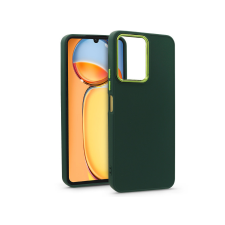 Haffner Xiaomi Redmi 13C szilikon hátlap - Frame - zöld tok és táska