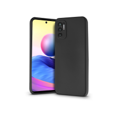 Haffner Xiaomi Redmi Note 10 5G szilikon hátlap - Soft Premium - fekete tok és táska