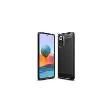 Haffner Xiaomi Redmi Note 10/Note 10S szilikon hátlap - Carbon - fekete tok és táska