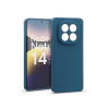 Haffner Xiaomi Redmi Note 14 Pro Plus 5G matt szilikon tok, kék (HF366185)