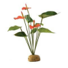 Hagen Exo-Terra Rainforest Plant Anthurium Bush - Terráriumi műnövény dekoráció (Flamingóvirág) cca.30cm