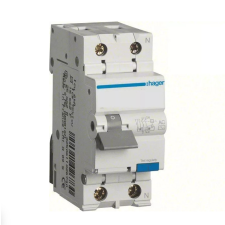 Hager AD975J Áramvédős kismegszakító 1P+N, C-25A, 30mA, 6kA, A villanyszerelés