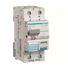 Hager ADA532D Áramvédős kismegszakító 1P+N, B-32A, 30mA, 10kA, A villanyszerelés