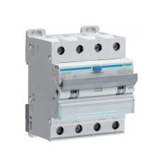 Hager ADM410C Áramvédős kismegszakító 3P+N, B-10A, 30mA, 6kA, A villanyszerelés