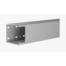 Hager BA68008007030B Perforált vezetékcsatorna BA6, PVC, 80x80mm, szürke villanyszerelés