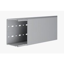Hager BA68012007030B Perforált vezetékcsatorna BA6, PVC, 80x120mm, szürke villanyszerelés