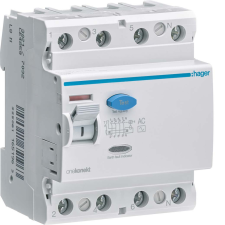 Hager CF485Z Fi-relé, 4P, 100A, 300mA, AC villanyszerelés