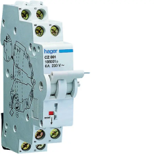 Hager CZ001 Segéd- és jelzőérintkező FI relékhez. 2x(1Z+1NY) 6A, 240V villanyszerelés
